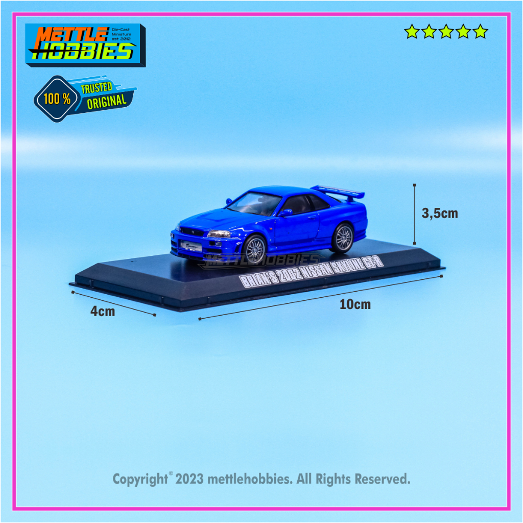 Jual Greenlight Nissan Skyline GT-R (R34) Brian's 2002 Fast Furious ...