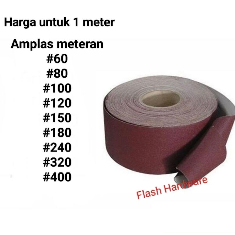 Jual Amplas Ampelas Besi Kayu Serbaguna Rol Meteran 60 80 100 120 150