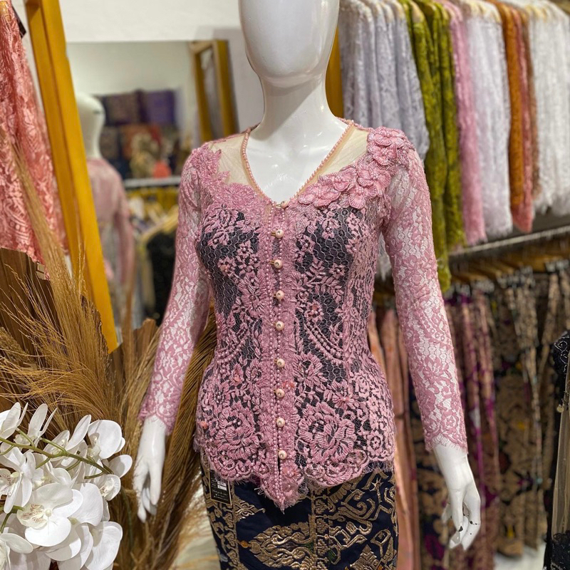 Jual Kebaya Modifikasi Modern Full Payet Tabur | Kebaya Wisuda | Kebaya