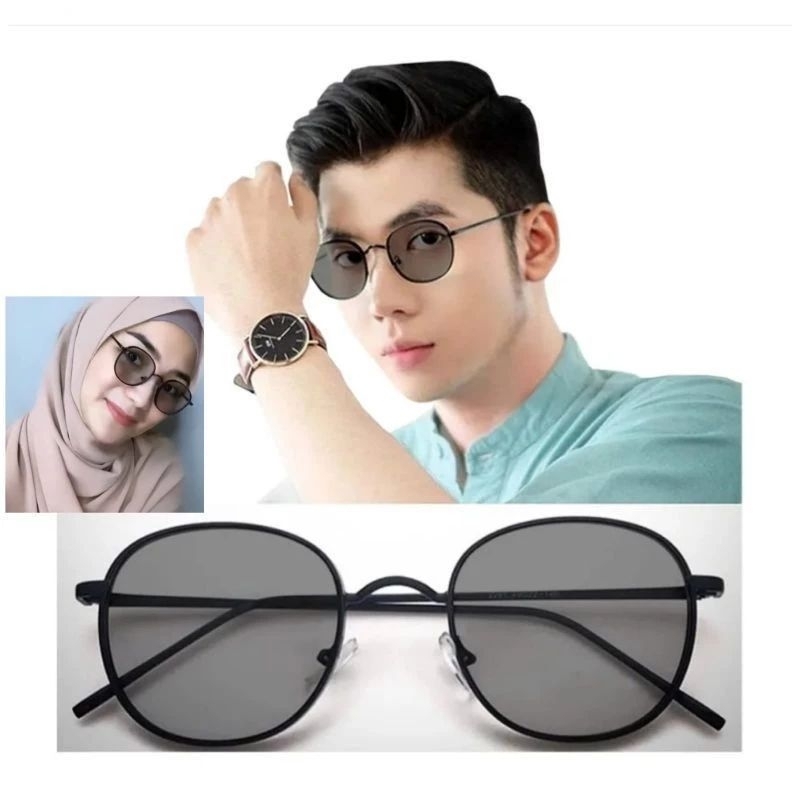 Jual Kacamata Photocromic Anti Radiasi Kacamata Plus Minus Frame Besi ...