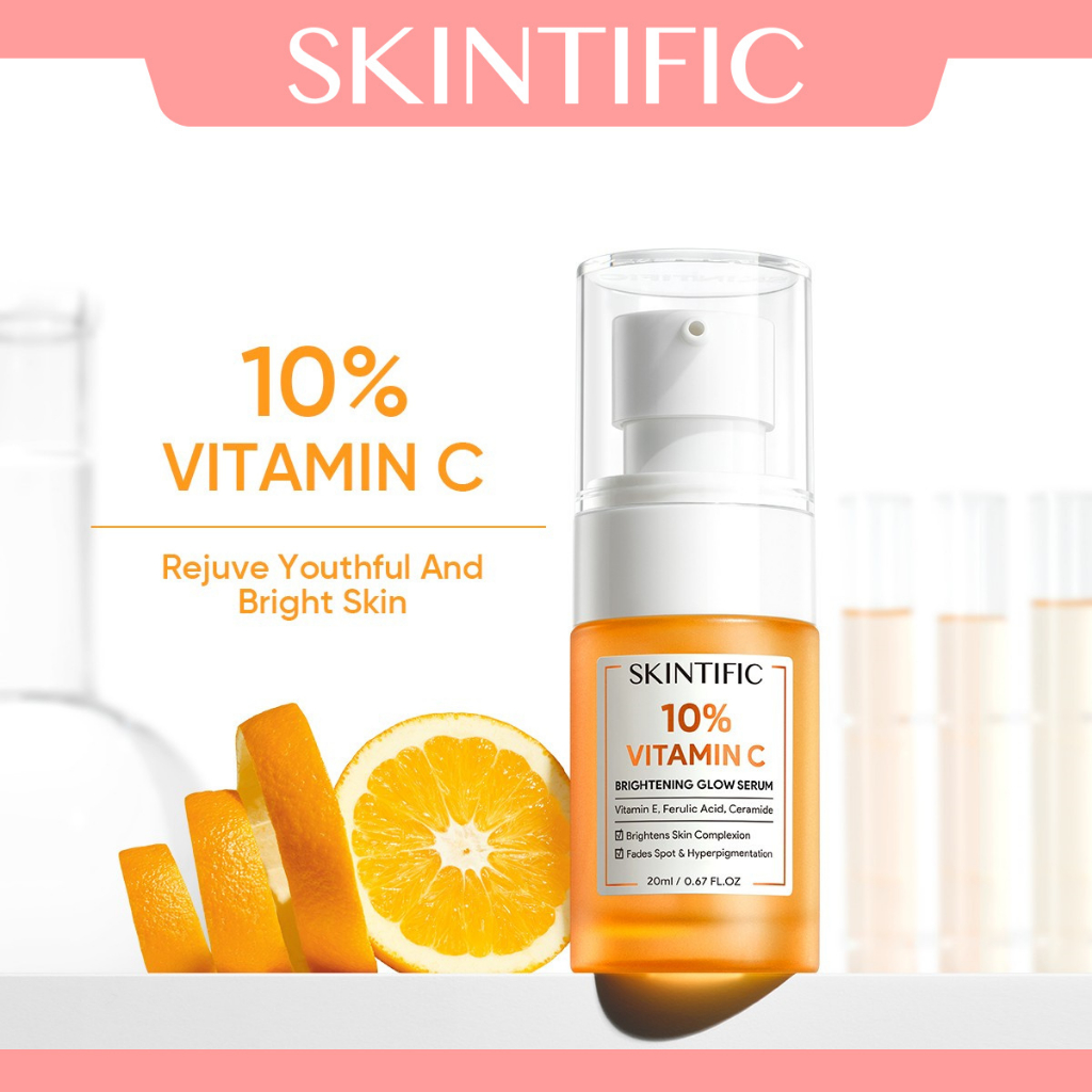 Jual Ready Stock New Launch Skintific Vitamin C Brightening Glow