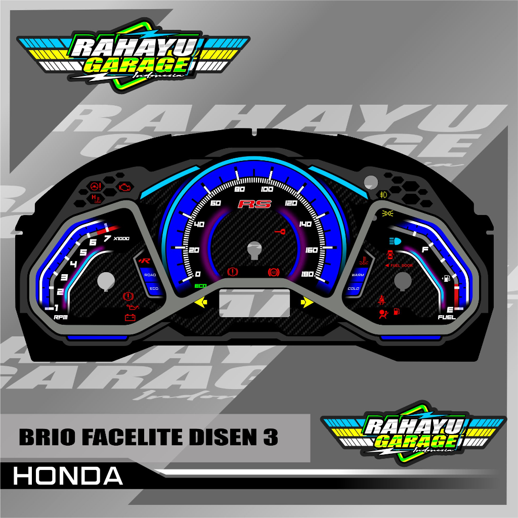 Jual PANEL SPIDOMETER BRIO DAN MOBILIO FACELITE DISEN 3 SPEEDOMETER ...