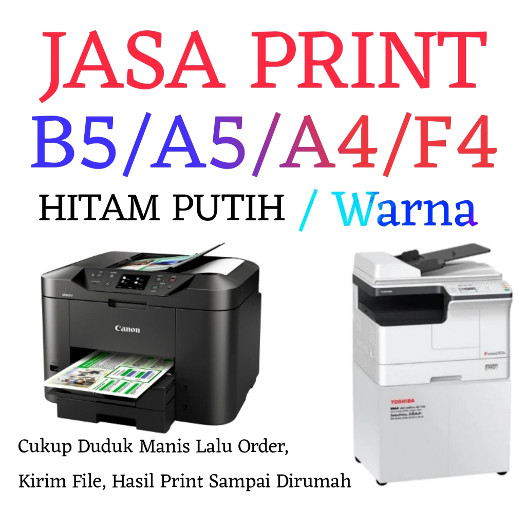Jasa Print Semua Dokument Dan Cetak Buku