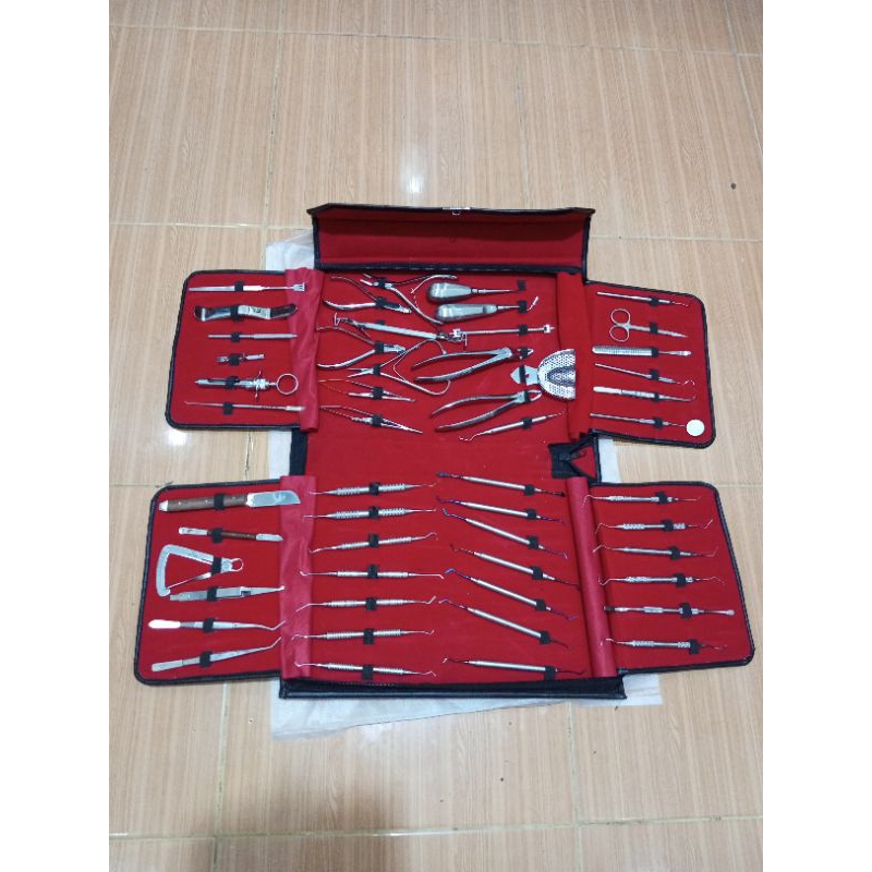Jual Dental instrument kit set 52 pcInstrument kit dental set 52