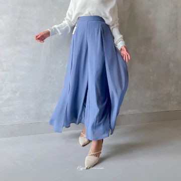 Bynissa BELLA KULOT Bawahan Celana Kulot Highwaist Cerruty Fashion Muslim