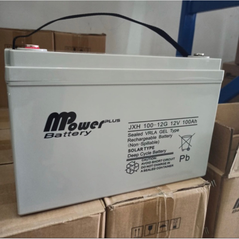 Jual aki baterai kering vrla deep cycle MPOWER JXH100-12G 12v 12 v