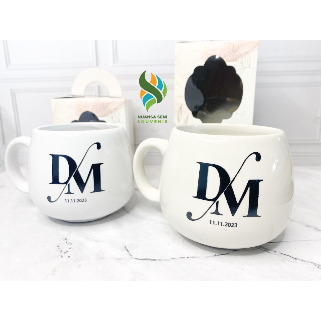 Jual Souvenir Gelas Mug Donat Keramik Gagang Cangkir Kopi Donut Warna ...