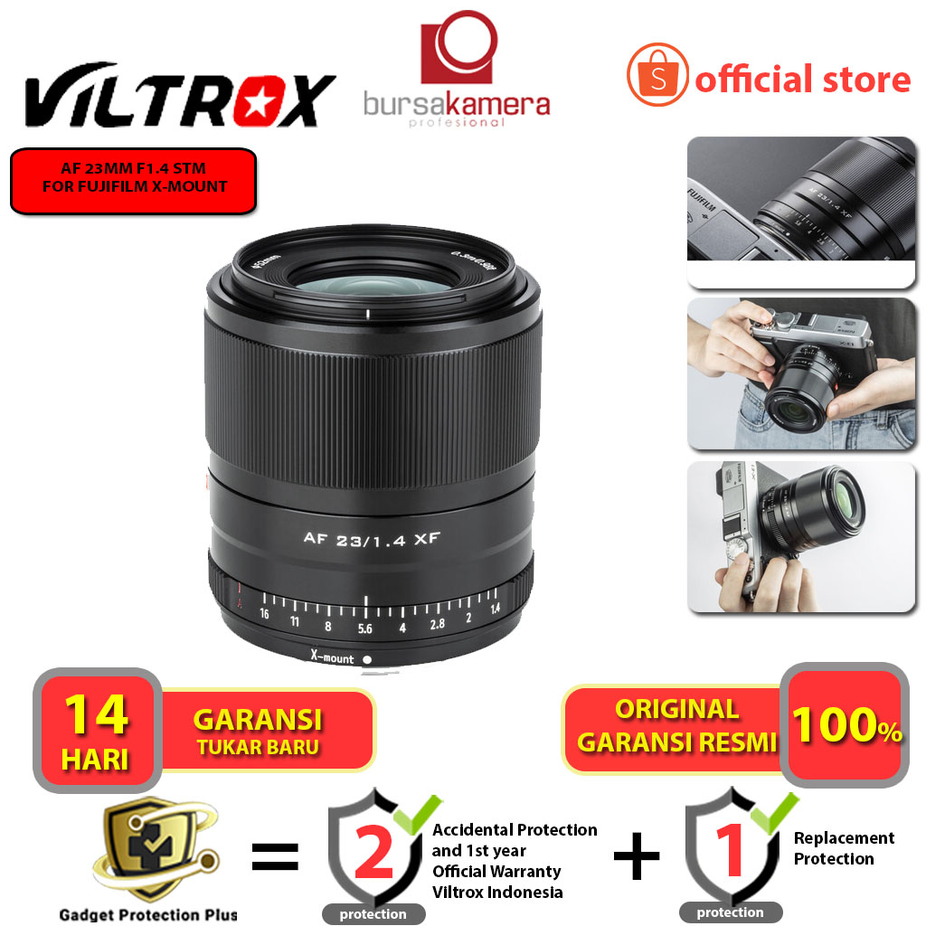 Jual Viltrox Af 23mm F 1 4 Xf Stm Lens V2 For Fujifilm X Mount Shopee