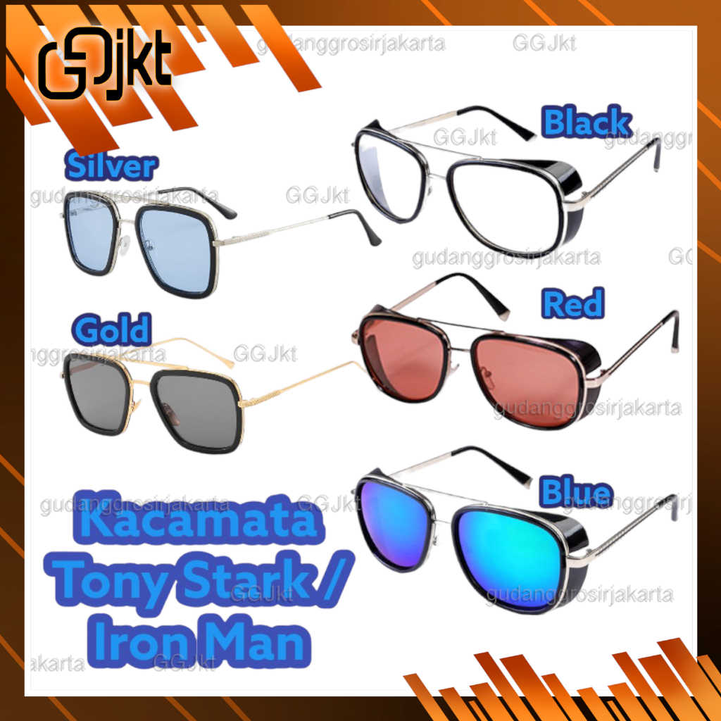 Jual KACAMATA STEAMPUNK IRON MAN TONY STARK HD POLARIZED SUNGLASSES Shopee Indonesia