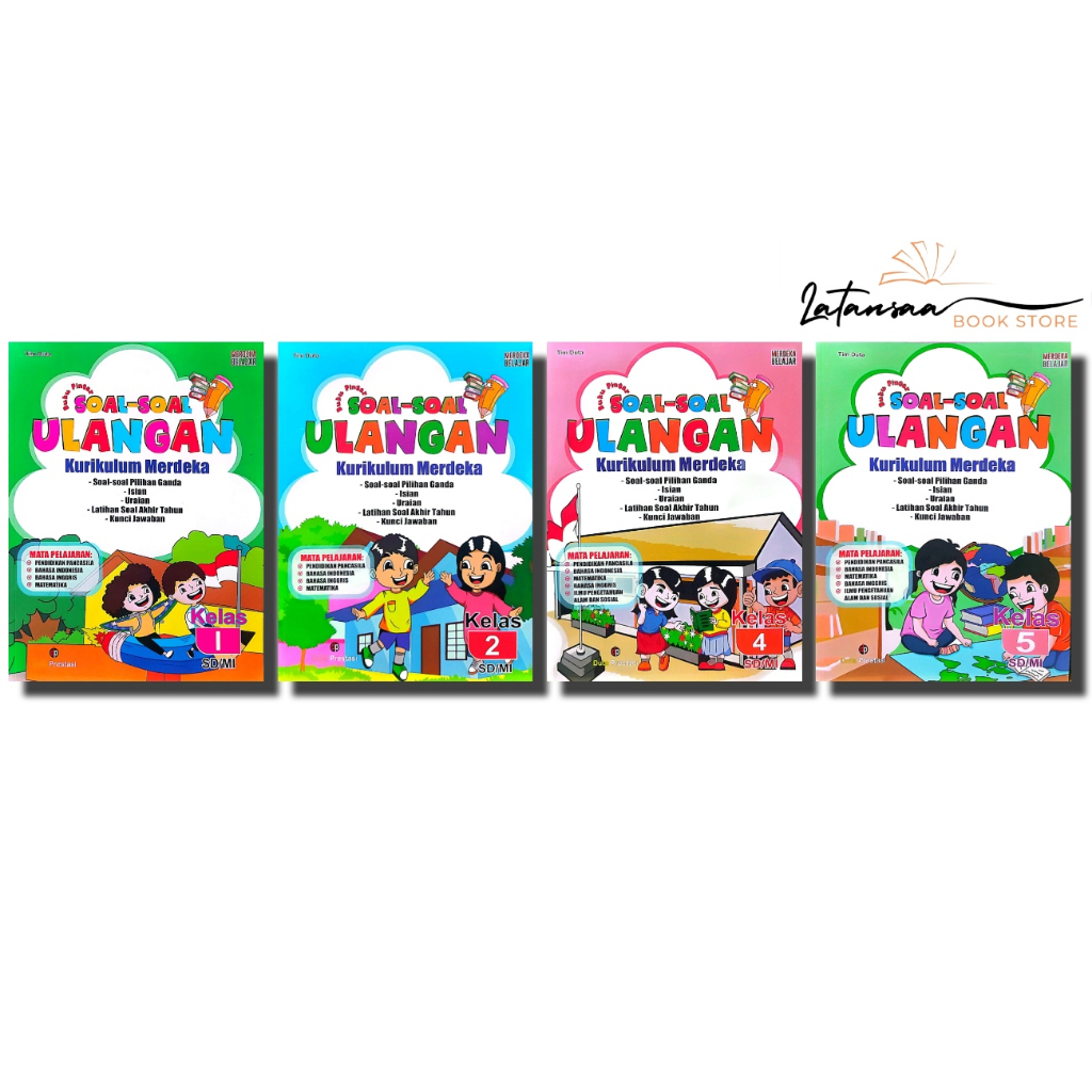 Jual BUKU SOAL SOAL ULANGAN KURIKULUM MERDEKA KELAS 1 S.D KELAS 6 SD ...