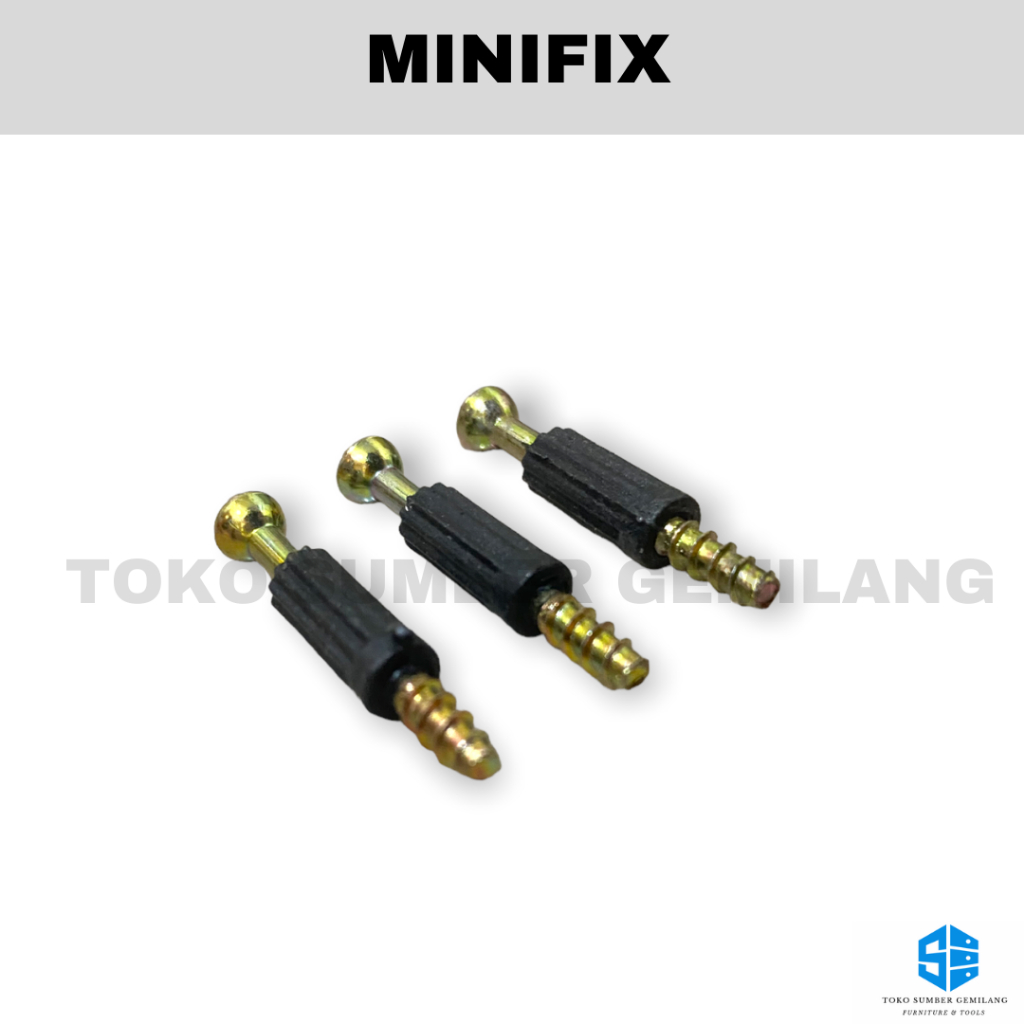 Jual Baut Minifix Knock Down / Baut Minifix / Baut Minifix Knock / Baut