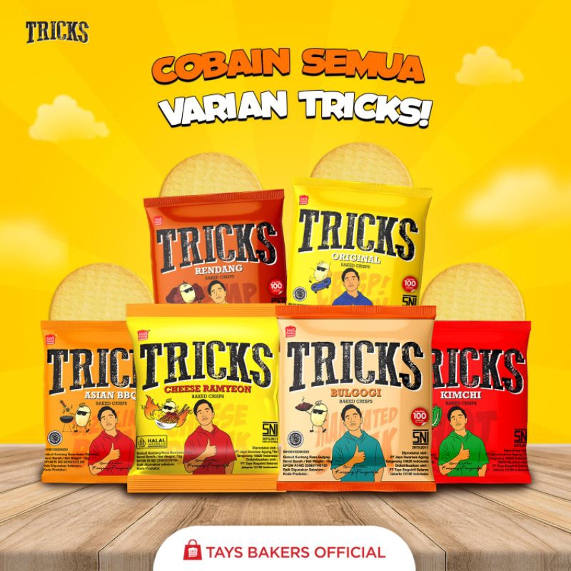 Jual Tricks Potato Isi X Gram Baked Kentang Shopee Indonesia