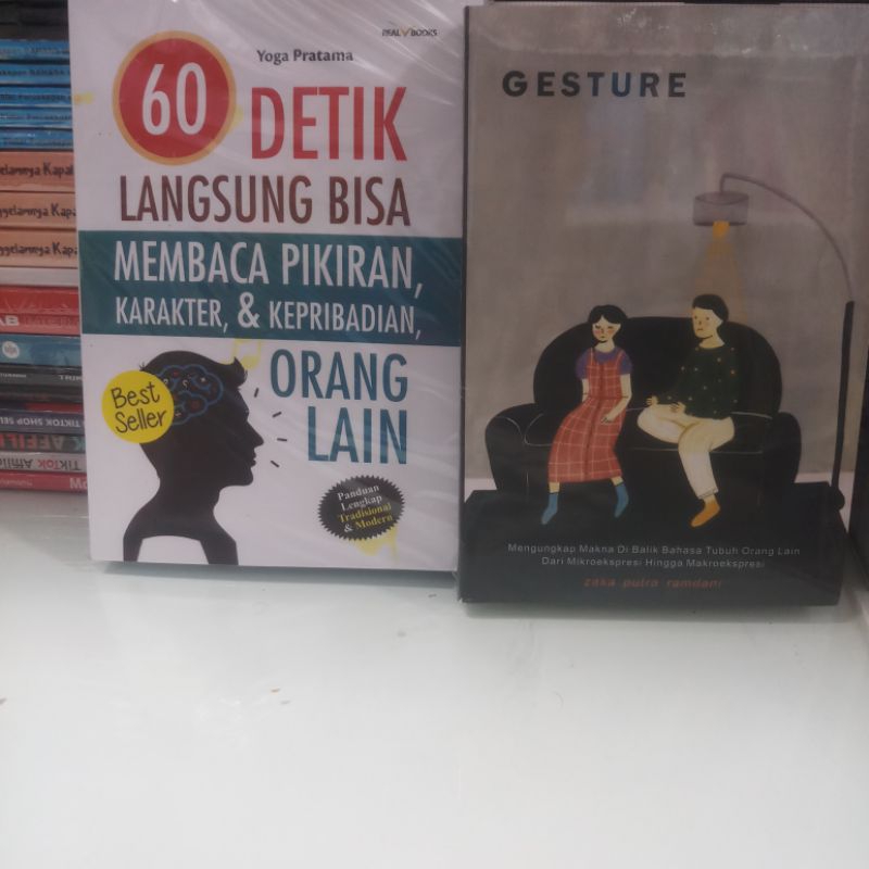 Jual PAKET 2 BUKU 60 DETIK LANGSUNG BISA MEMBACA PIKIRAN KARAKTER DAN ...