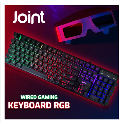 Jual ITSTORE KEYBOARD ORIGINAL JOINT WIRED GAMING LIGHT KB818 USB Key ...