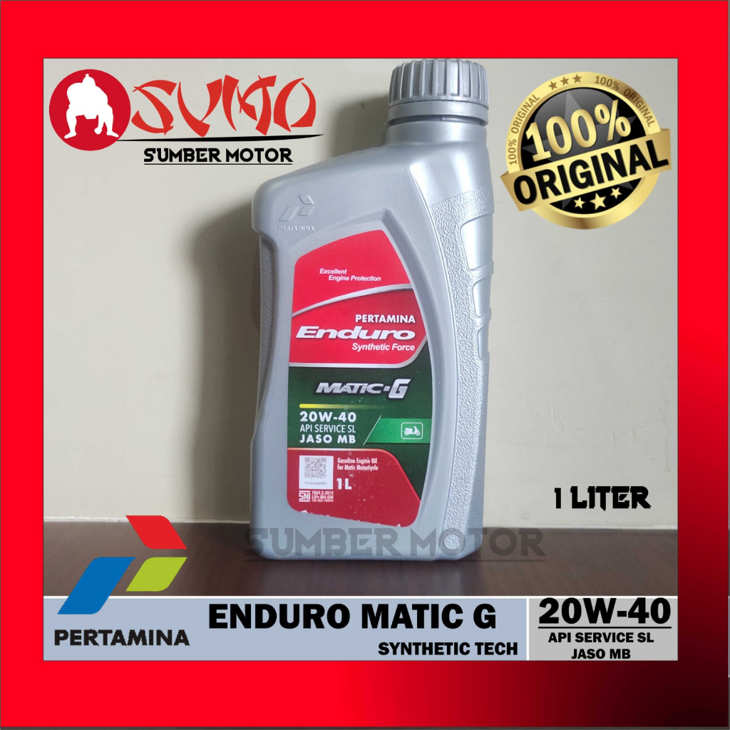 Jual Oli Mesin Motor Pertamina Enduro Matic G W Ml L Shopee