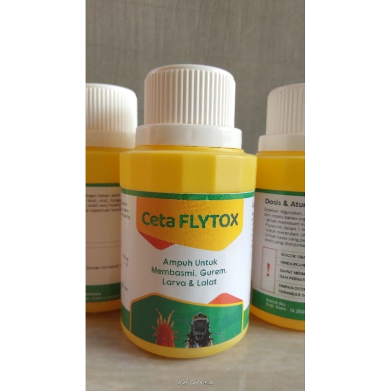 Jual PEMBASMI LALAT 100 ML , KUTU PADA TERNAK , CETA FLYTOX | Shopee ...