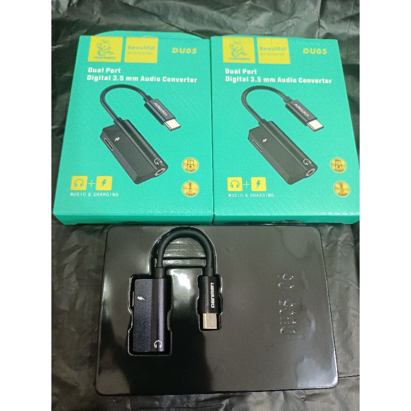 Jual Audio converter/ Penyambung cas dan headset/ Sambungan henset ...