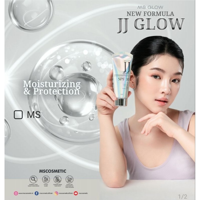 Jual Jj Glow Moisturizing Cream Spf 30 Ms Glow Shopee Indonesia