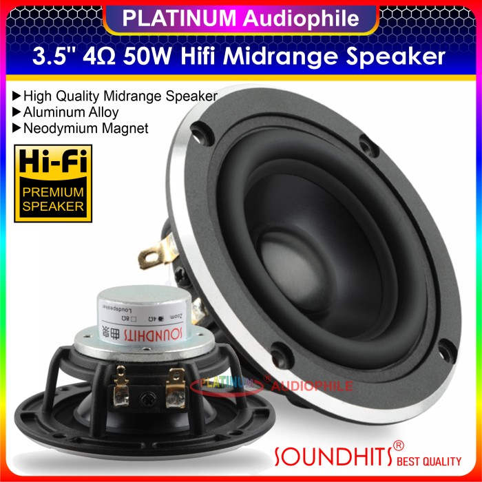 Jual Speaker Midrange 3.5 inch MidRange 3" Medium Hifi Premium