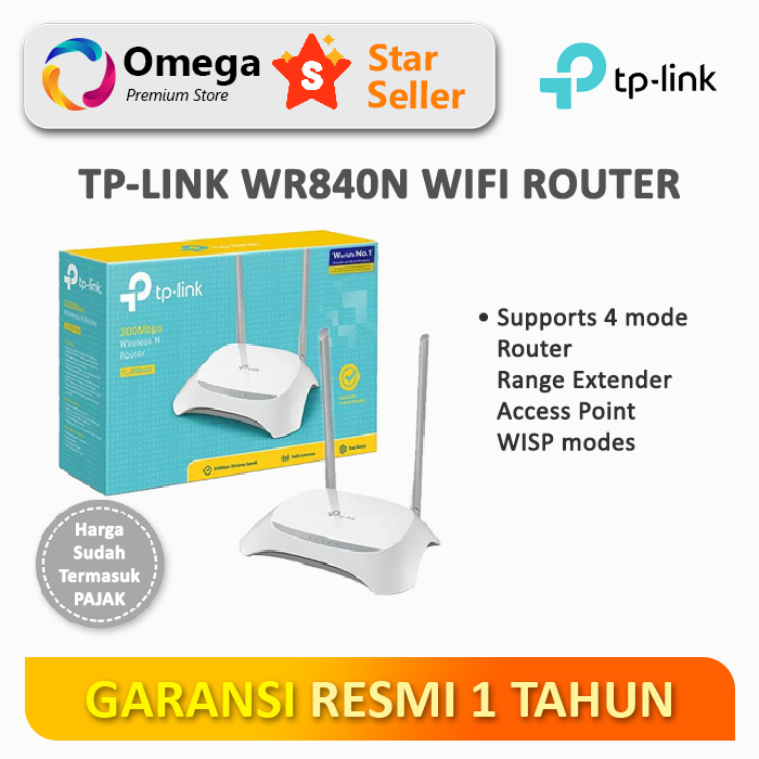 Jual TP-Link | TL-WR840N | Router WiFi | 300Mbps | Router TP-Link ...