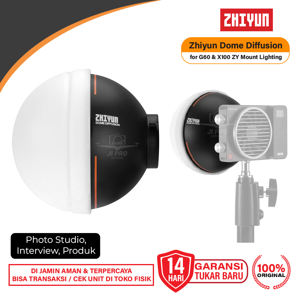 Jual Zhiyun Dome Diffusion ZY Mount for Molus G60 & X100 | Shopee Indonesia