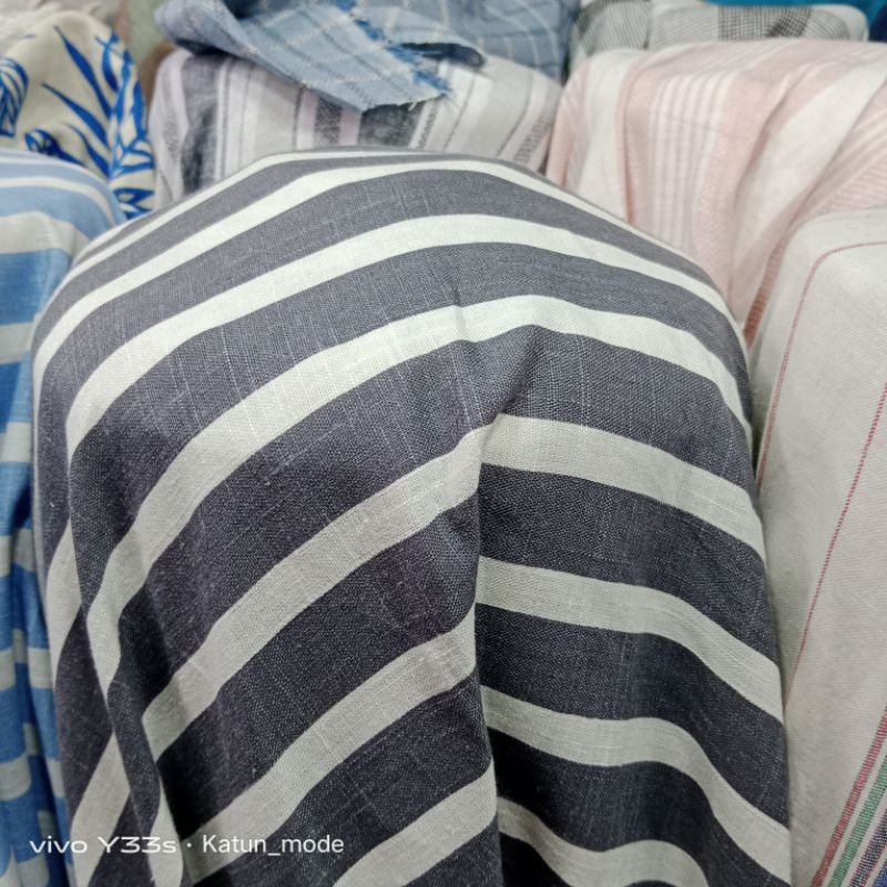 Jual BAHAN KAIN KATUN LINEN MOTIF KEMBANG DLL HARGA (UNTUK 1METER ...