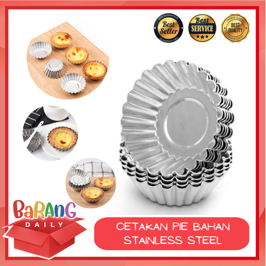 Jual Cetakan Kue Loyang Pie Susu Egg Tart Aluminium Cetakan Kue Pai Susu Cupcake Mold