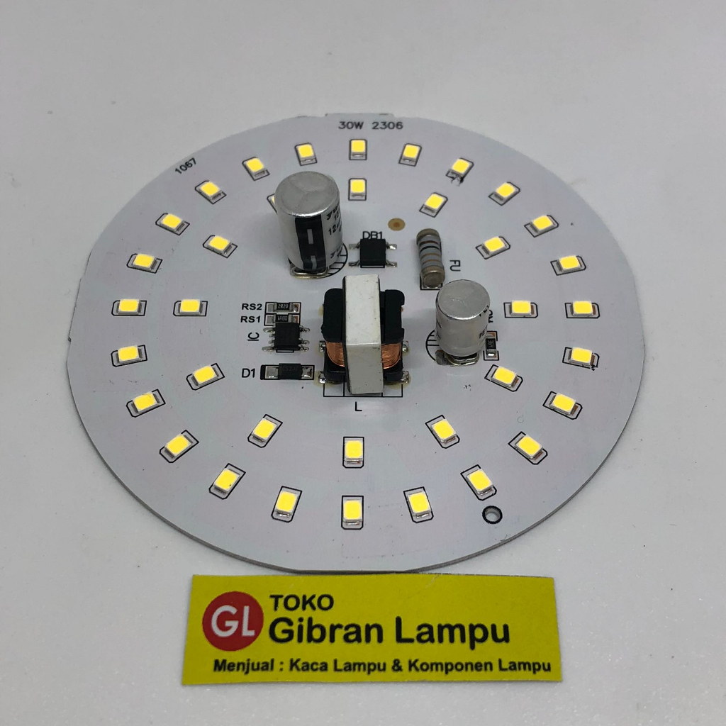 Jual PCB Mata Lampu LED AC Kode BM BO - DOB Mata LED AC All Watt ...