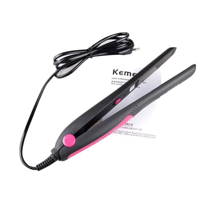 Catokan Rambut Lurus Keriting 2IN1 Hair Straightener Professional Multifunction Kemei KM-328 | AutoStock