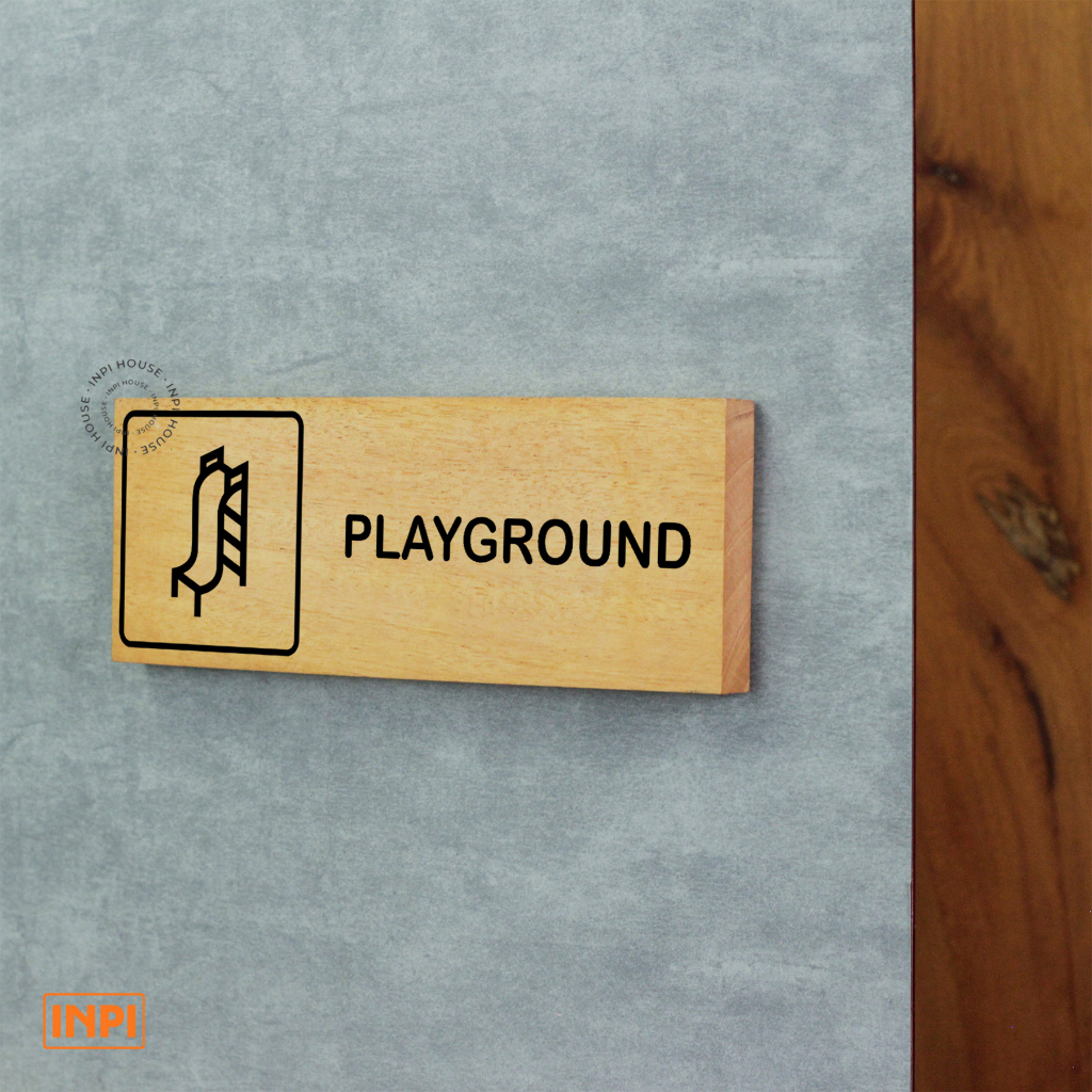 Jual papan tanda area bermain anak - playground signage - wall sign ...