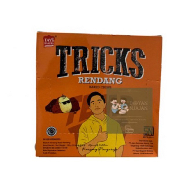 Jual Tricks Rendang Tricks Rendang 1 Box Tricks Rendang Isi 10