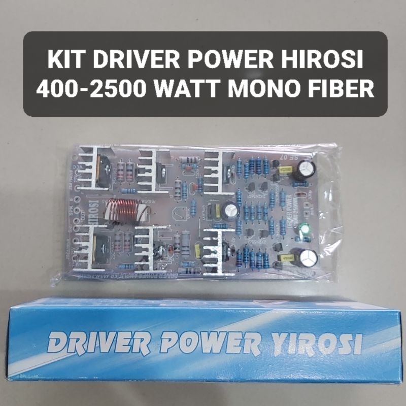 Jual YIROSI Driver Power Hirosi Fiber 400 - 2500 Watt Mono Amplifier