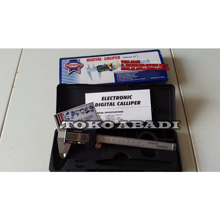 Jual Alat Pengukur Panjang Digital Caliper Jangka Sorong Sigmat Stainlist Mm Shopee