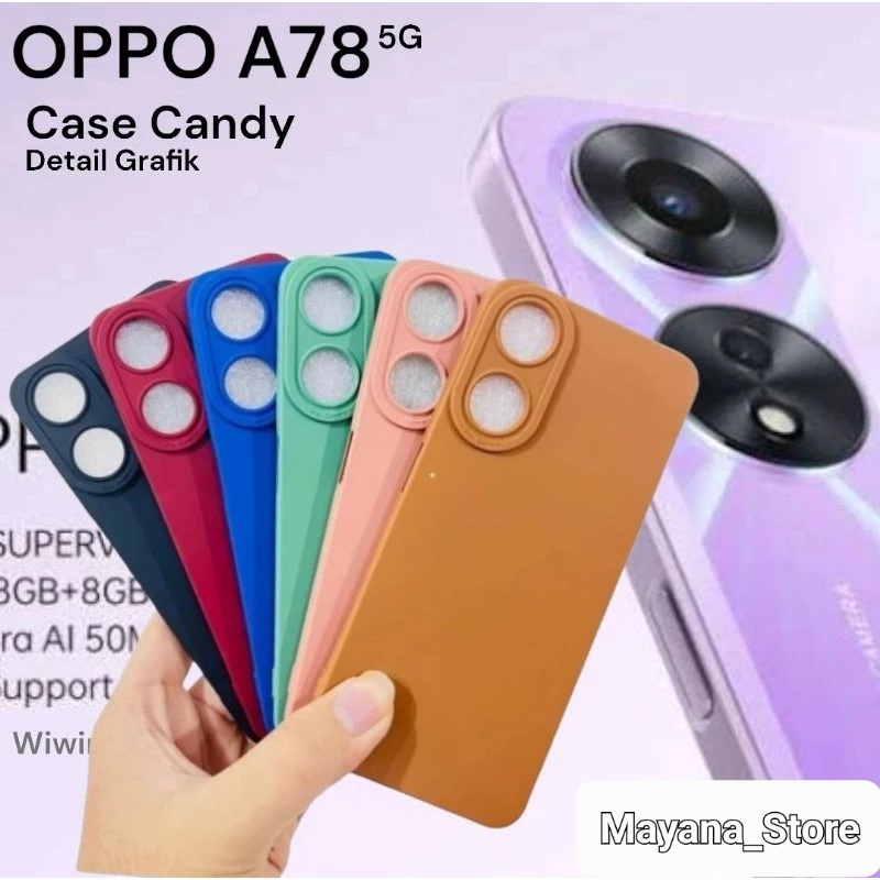 Jual Softcase Macaron Colour Candy Oppo A78 Nfc A58 A78 A57 A77s A74