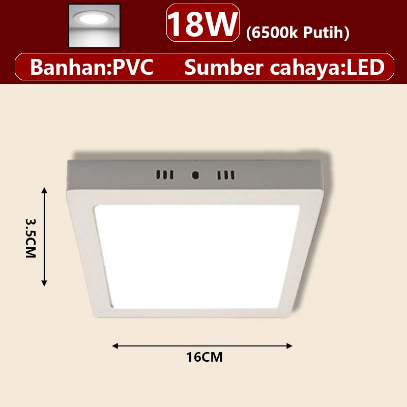 Jual Downlight Panel Led Inbow Bulatlampu Downlight Led 3 Warnalampu Plafon6w 9w 12w 18w 0511