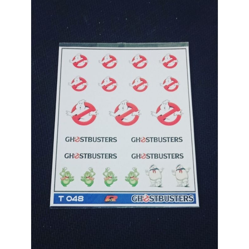 New! Ghostbusters CLING Set! Waterproof/uvproof