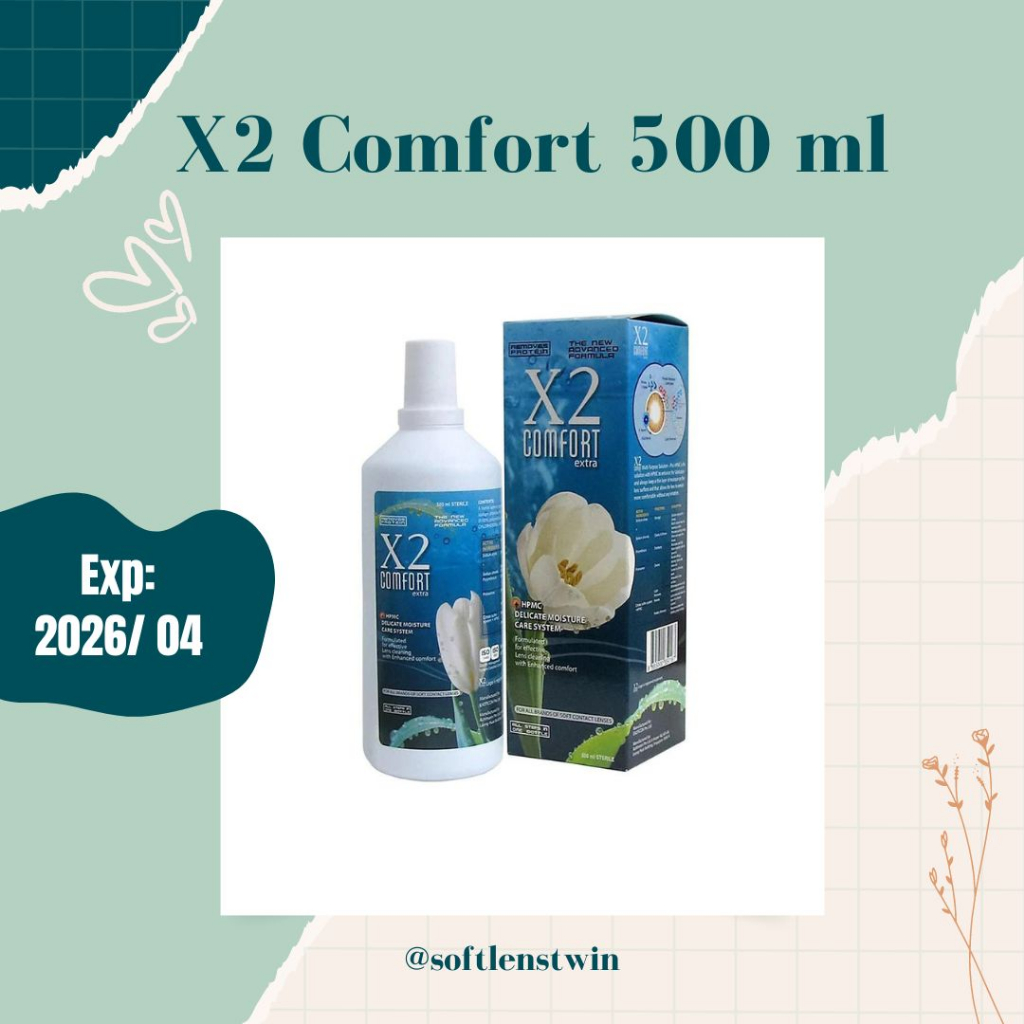 Jual Air Softlens / CAIRAN SOFTLENS X2 COMFORT 500 ML | Shopee Indonesia