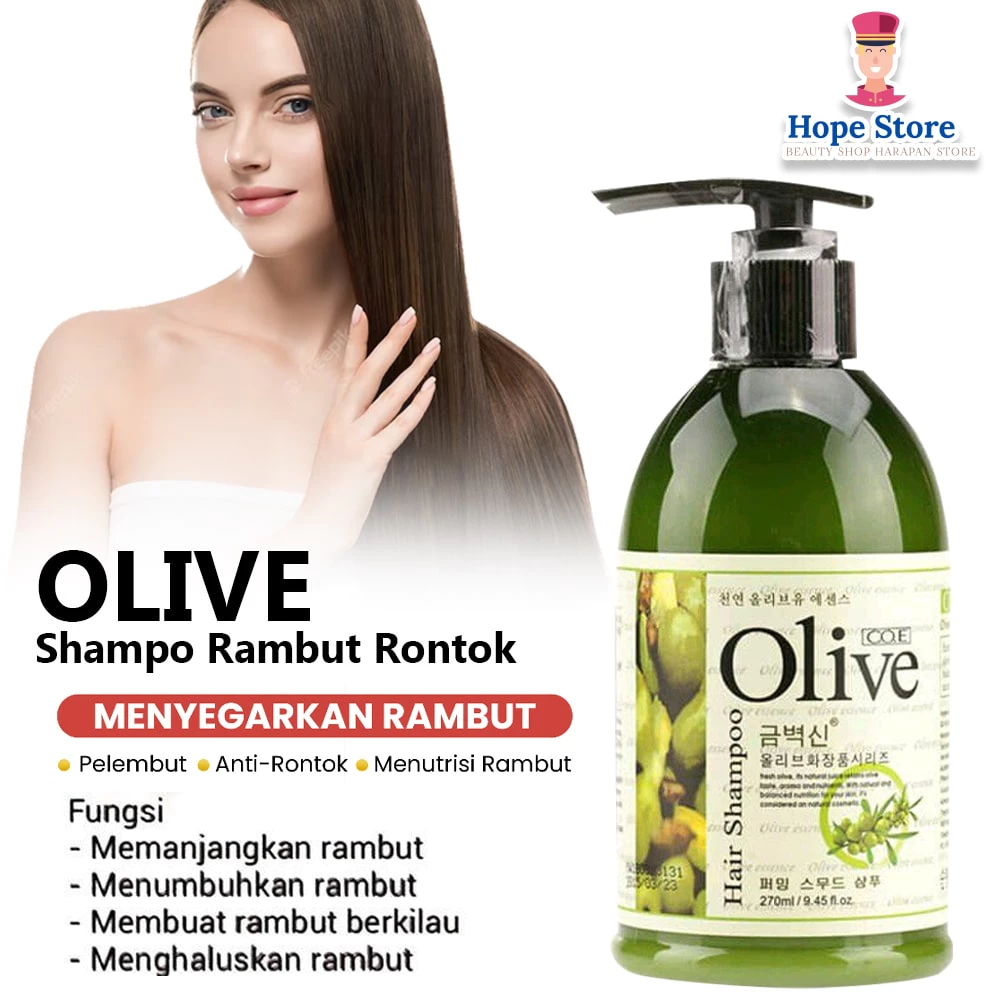 HOPE STORE Shampoo Olive Oil Anti Rontok Ketombe | AutoStock