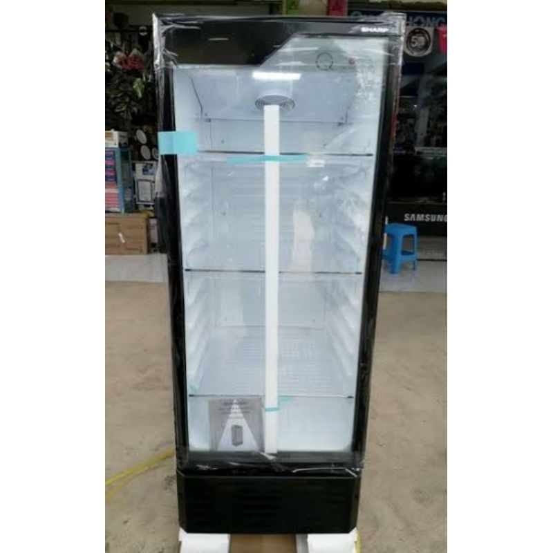 Jual Showcase Sharp Kulkas pendingin minuman 170 FS / 210 FS / 250 FS ...