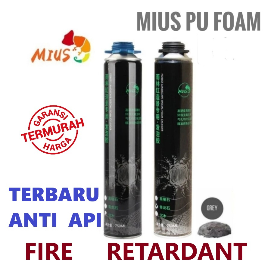 Jual MIUS PU Polyurethane Expanding Spray Foam GLASS TERRARIUM