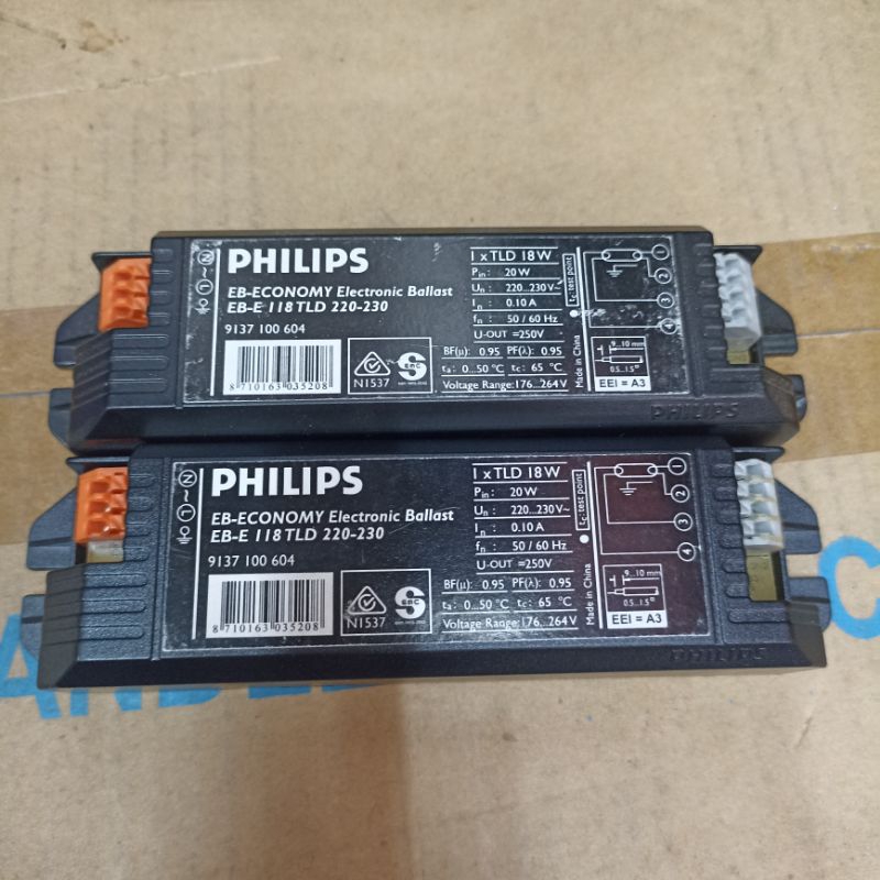 Jual Trafo Ballast TL 1 X 18 Watt Philips | Shopee Indonesia