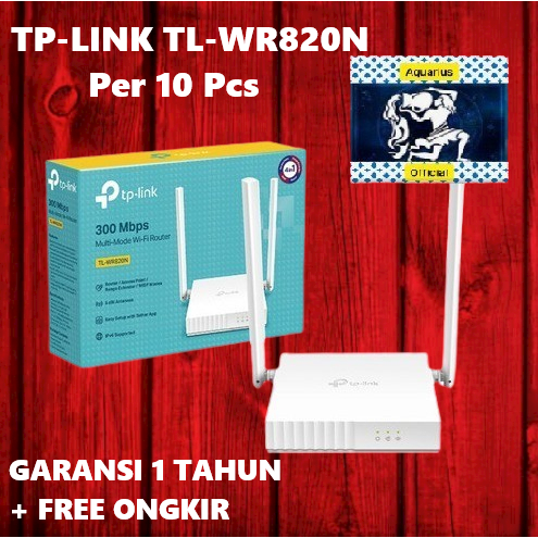 Jual ( 10 Pcs ) TP-LINK TL-WR820N 300Mbps Wireless N Router ( 10 Pcs ...
