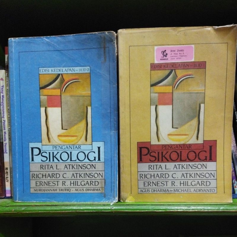 Jual PENGANTAR PSIKOLOGI JILID 1 DAN 2 / RITA L. ATKINSON, DKK | Shopee ...