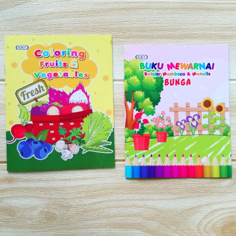 Jual Buku Aktivitas Anak Mewarnai Belajar Membaca dan Berhitung Buah