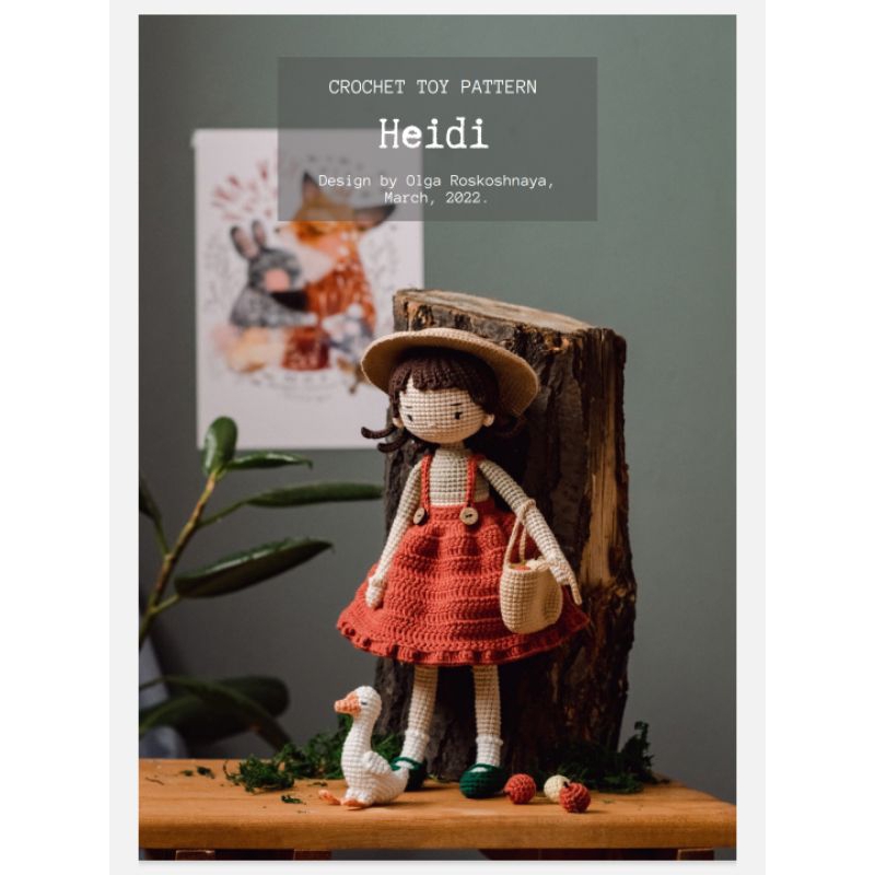 Jual Amigurumi crochet pdf pattern OlgaRoskoshnoya pola boneka rajut ...