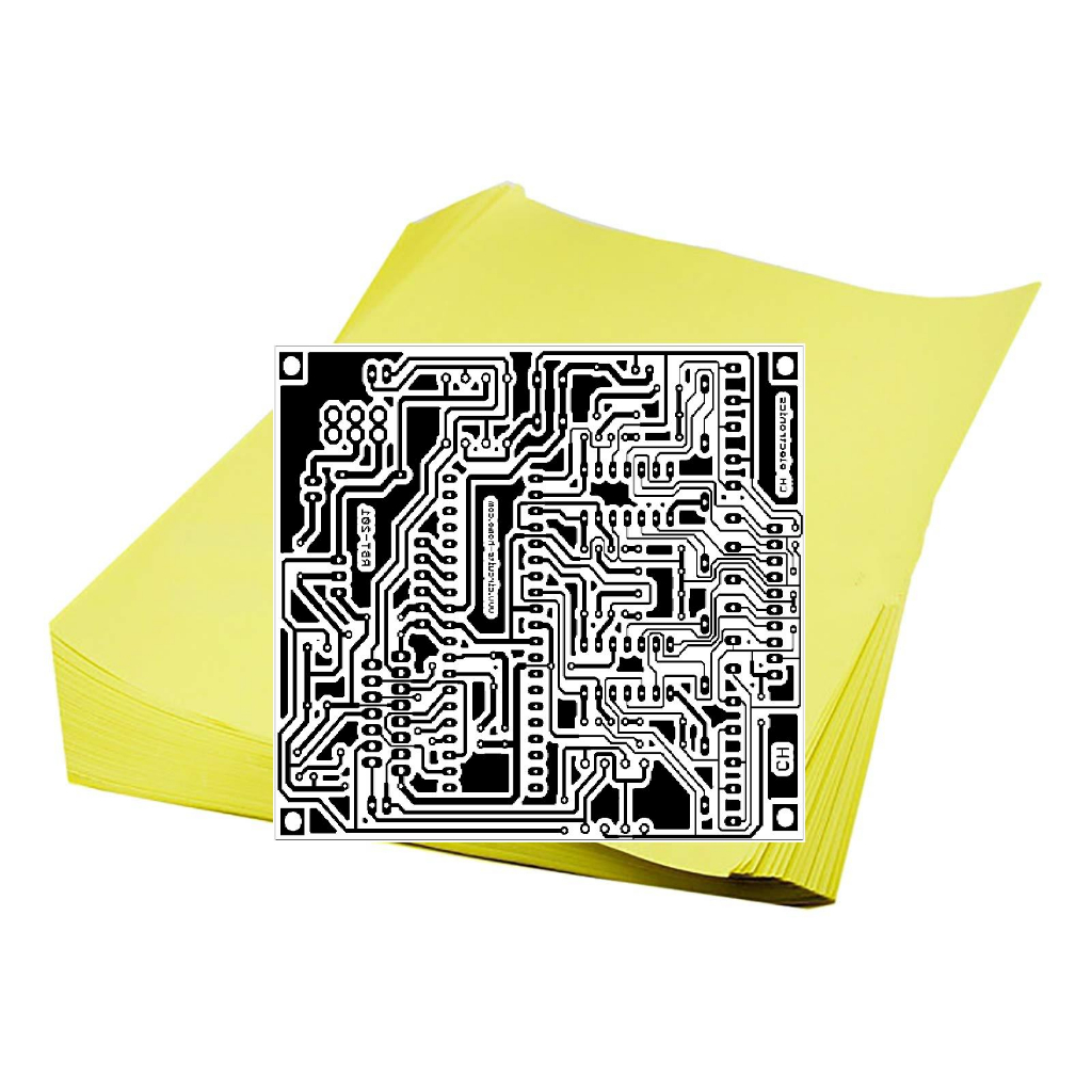 Jual Kertas Transfer PCB A4 Kuning Jalur Papan Heat Thermal Print Toner ...