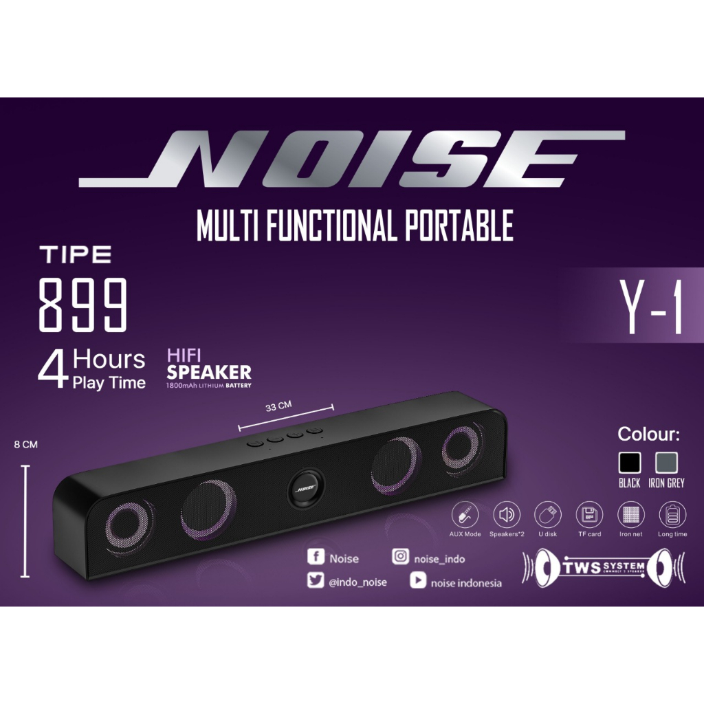 Jual Speaker NOISE 899 Y-1 / 899 Y-2 Portable Meeting Wireless | Shopee ...