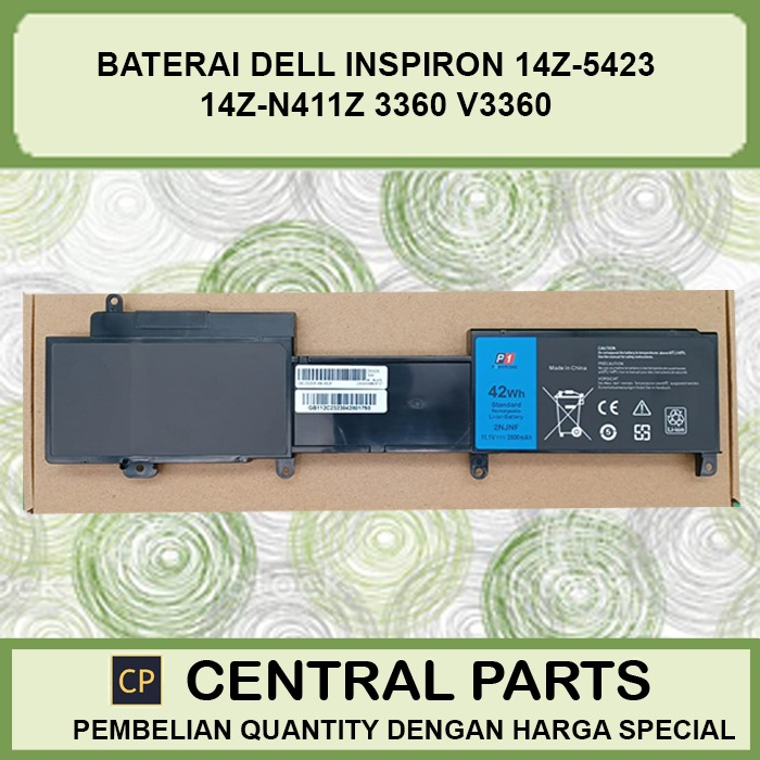 Jual Baterai Dell 14z-5423 Inspiron 15z-5523 5423 PN: 2NJNF | Shopee ...