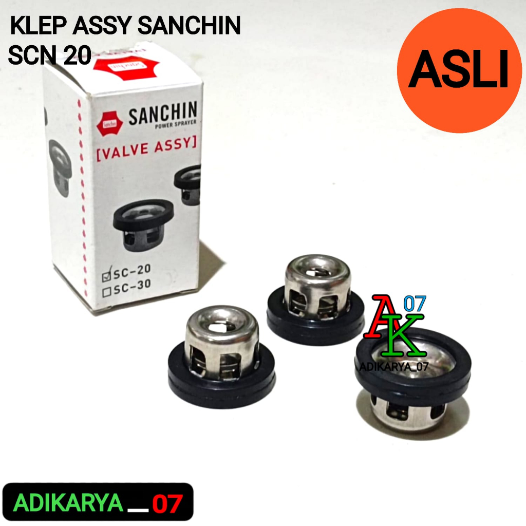 Jual Valve Klep Power Sprayer Sanchin SCN 20 Klep Assy Cuci Steam SCN ...