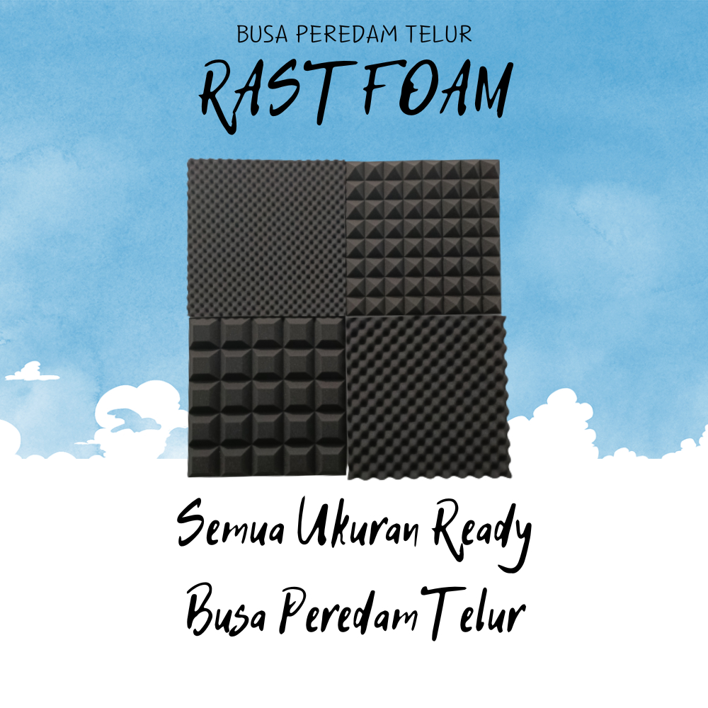 Jual Busa peredam suara/acoustik foam/busa telur, Piramida, Kotak ...